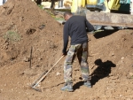 Début des travaux du Jardin le 15 octobre 2012