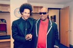 Scott Tixier et Stevie Wonder