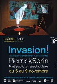 Pierrick Sorin envahit La Criée, Reportage!